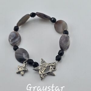 Handcrafted Beaded Bracelet with Gemstones and Crystals